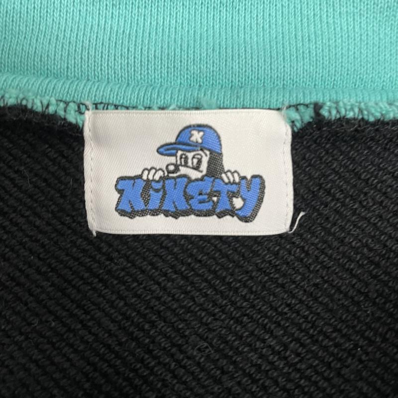 古着 USED トレーナー 長袖 9090×centimeter Half-Zip Sweat ハーフジップ スウェット L 黒 / ブラック / black メンズ USED 古着 中古 50128270