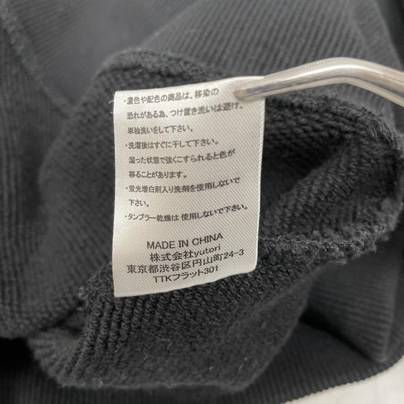 古着 USED トレーナー 長袖 9090×centimeter Half-Zip Sweat ハーフジップ スウェット L 黒 / ブラック / black メンズ USED 古着 中古 50128270