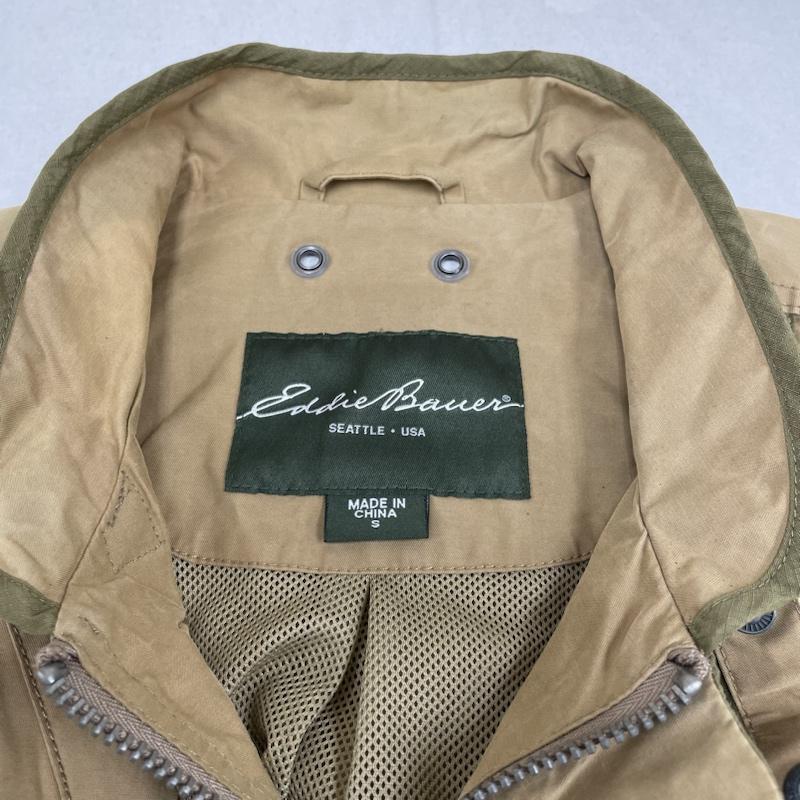 エディーバウアー Eddie Bauer ジャケット、上着 ジャンパー、ブルゾン ヴィンテージ アウトドア ジャケット ボタン S ベージュ / ベージュ / beige メンズ USED 古着 中古 50128398