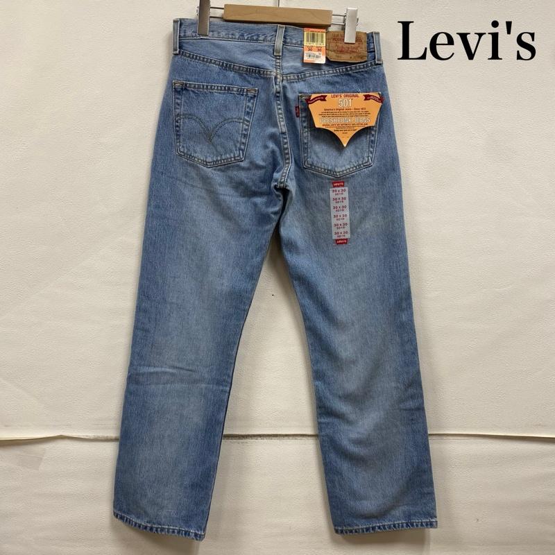 リーバイス Levi s パンツ デニム、ジーンズ デニム ジーンズ 501 コロンビア製 00 s 2002年 ボタン裏652 30インチ 水色 / ライトブルー / メンズ USED 古着 中古 50128418