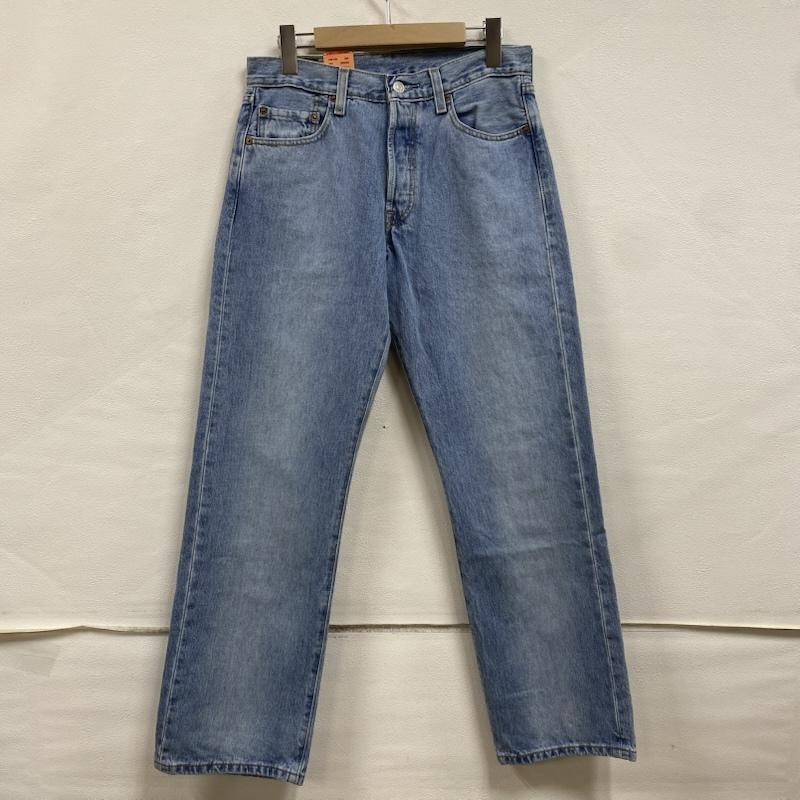 リーバイス Levi s パンツ デニム、ジーンズ デニム ジーンズ 501 コロンビア製 00 s 2002年 ボタン裏652 30インチ 水色 / ライトブルー / メンズ USED 古着 中古 50128418