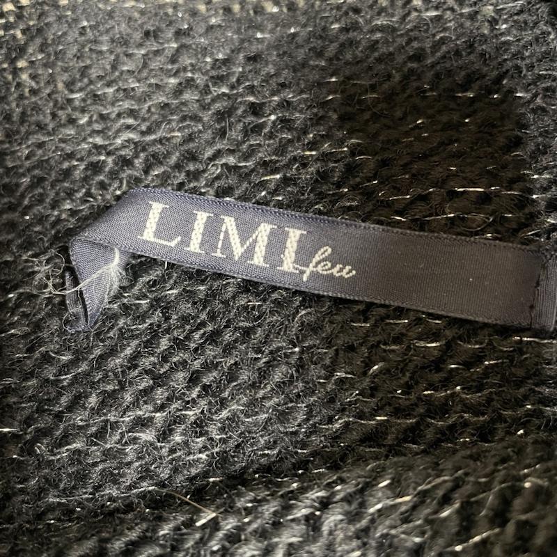 リミフゥ LIMI feu ニット、セーター 長袖 タートルネック ニット セーター ハイネック 無地 銀糸 ラメ S 無地 黒 / ブラック / black X 銀 / シルバー / silver color レディース USED 古着 中古 50128465