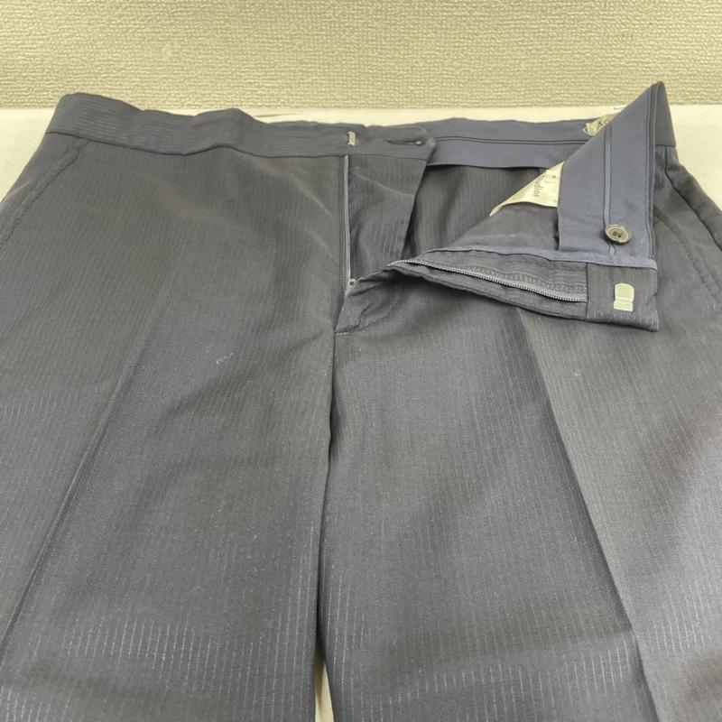 アクネストゥディオズ Acne Studios パンツ スラックス ウール ブレンド テーラード トラウザーズ パンツ ストライプ ジップフライ 46 ストライプ 紺 / ネイビー / navy メンズ USED 古着 中古 50128483