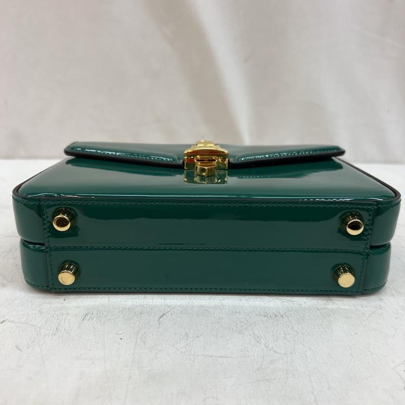 グッチ GUCCI ショルダーバッグ ショルダーバッグ シルヴィ1969 2WAY チェーン ゴールド金具 589479 - 緑 / グリーン / green レディース USED 古着 中古 50128583