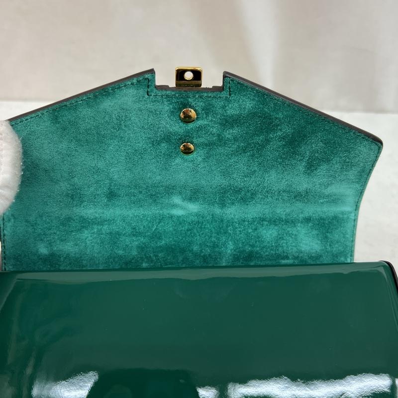 グッチ GUCCI ショルダーバッグ ショルダーバッグ シルヴィ1969 2WAY チェーン ゴールド金具 589479 - 緑 / グリーン / green レディース USED 古着 中古 50128583