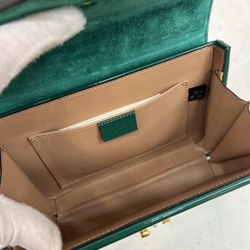 グッチ GUCCI ショルダーバッグ ショルダーバッグ シルヴィ1969 2WAY チェーン ゴールド金具 589479 - 緑 / グリーン / green レディース USED 古着 中古 50128583