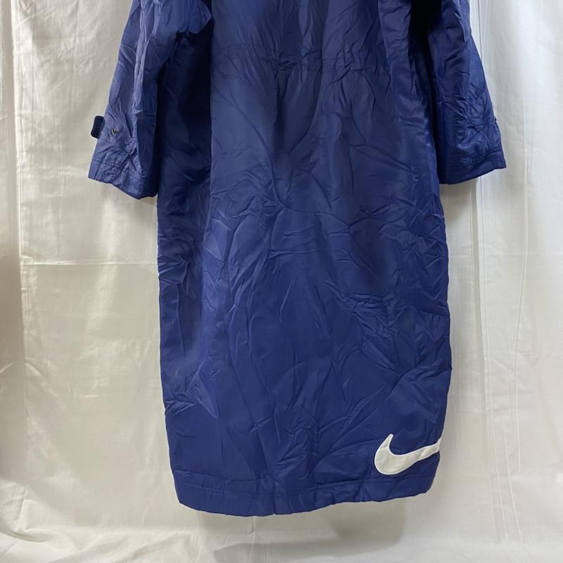 ナイキ NIKE ジャケット、上着 ジャンパー、ブルゾン NIKE vintage 90s 銀タグ ベンチコート ネイビーブルー 裏ボア XL ロゴ、文字 X 刺繍 紺 / ネイビー / navy X 青 / ブルー / blue メンズ USED 古着 中古 50128644