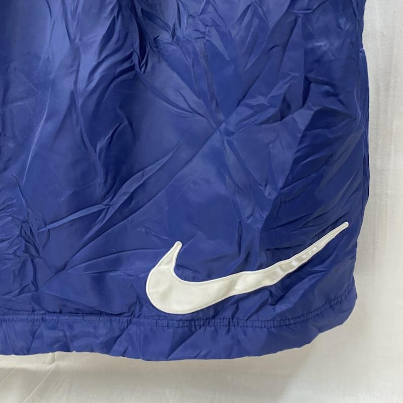 ナイキ NIKE ジャケット、上着 ジャンパー、ブルゾン NIKE vintage 90s 銀タグ ベンチコート ネイビーブルー 裏ボア XL ロゴ、文字 X 刺繍 紺 / ネイビー / navy X 青 / ブルー / blue メンズ USED 古着 中古 50128644