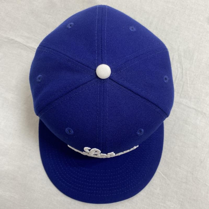 ニューエラ NEW ERA 帽子 キャップ 59FIFTY OFFICIAL ON-FIELD CAP ロサンゼルス ドジャース - ロゴ、文字 X 刺繍 青 / ブルー / blue X 白 / ホワイト / white メンズ USED 古着 中古 50128667
