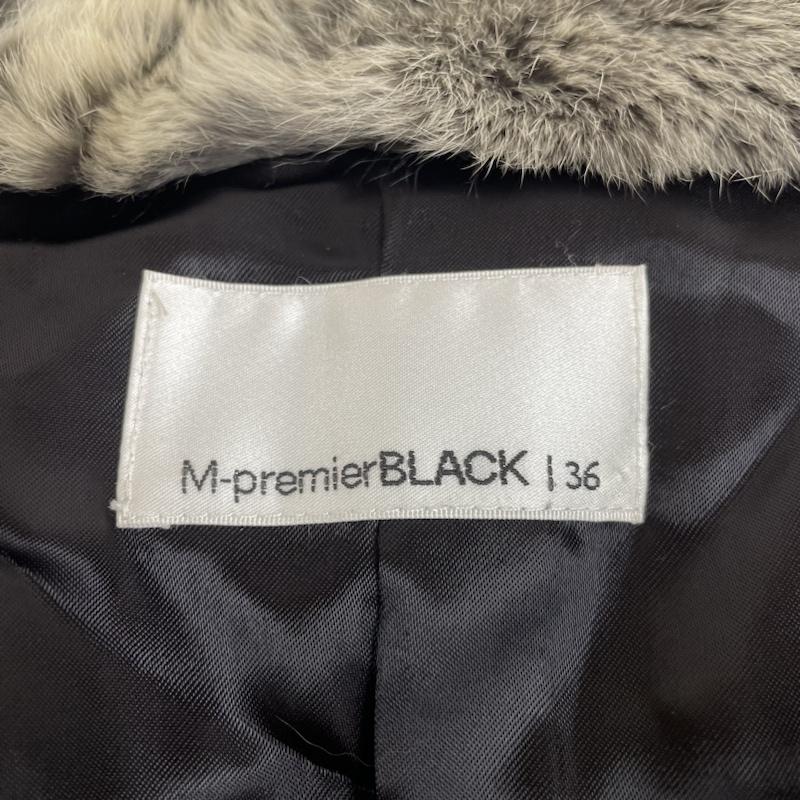 エムプルミエブラック M-premier BLACK ジャケット、上着 ジャンパー、ブルゾン ショート丈 レッキス ファー ジャケット パール ビジュー 付き 36 マルチカラー / マルチカラー / multicolor レディース USED 古着 中古 50128716