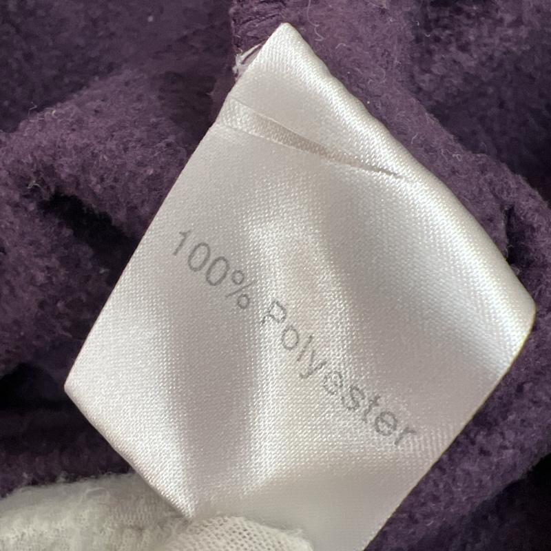 フブ FUBU パーカー 長袖 90s 00s ロゴ ナンバリング フリース パーカー 紫 / パープル / purple メンズ USED 古着 中古 50128736
