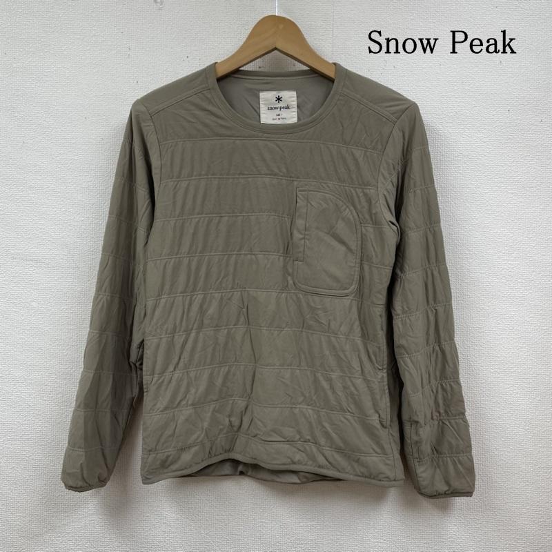 スノーピーク Snow Peak ジャケット、上着 ジャンパー、ブルゾン SW-20SU002 フレキシブル インサレーション プルオーバー ジャケット 1 無地 カーキオリーブ / カーキオリーブ / メンズ USED 古着 中古 50128757