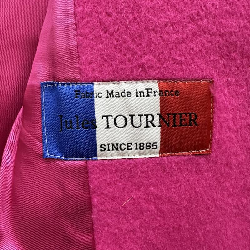 グレースコンチネンタル GRACE CONTINENTAL コート コート一般 ビジュー ボタン コクーン メルトン ロング コート 34 桃 / ピンク / pink レディース USED 古着 中古 50128758