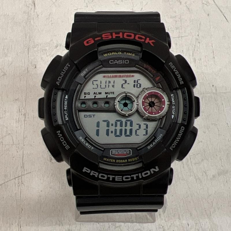 ジーショック G-SHOCK 腕時計 デジタル GD-100 デジタル 腕時計 - 黒 / ブラック / black メンズ USED 古着 中古 50128822