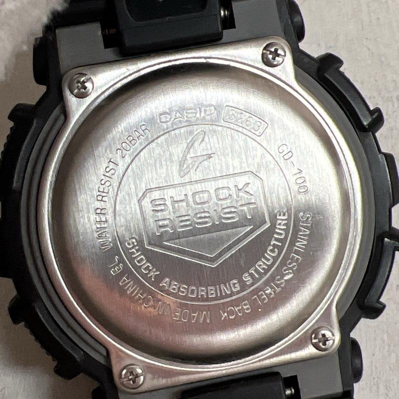 ジーショック G-SHOCK 腕時計 デジタル GD-100 デジタル 腕時計 - 黒 / ブラック / black メンズ USED 古着 中古 50128822