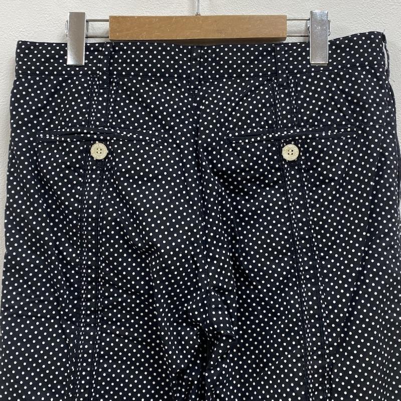 古着 USED パンツ ショートパンツ NR.FLAG WEAR エヌアールフラッグウェア 渋谷PRIMAL キューバシャツ モチーフ ハーフパンツ L 総柄 X ドット X 刺繍 黒 / ブラック / black X 白 / ホワイト / white メンズ USED 古着 中古 50128827