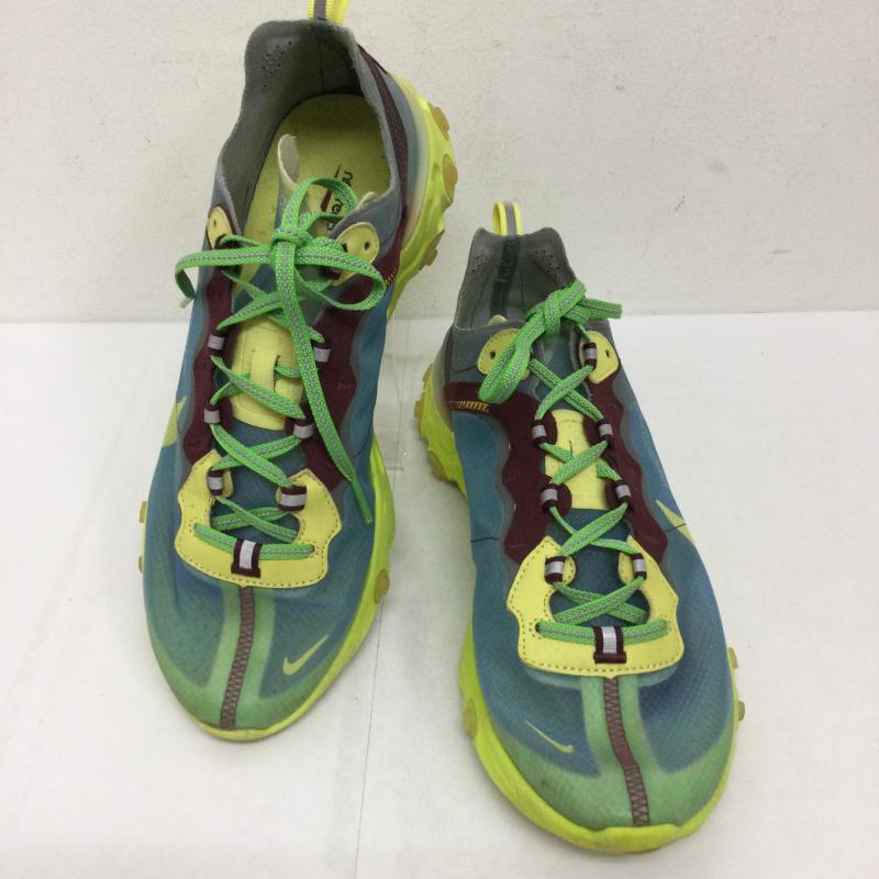 ナイキ NIKE スニーカー スニーカー NIKE REACT ELEMENT 87 /UNDERCOVER BQ2718-400 28.0cm 青 / ブルー / blue X 黄 / イエロー / yellow メンズ USED 古着 中古 50128857