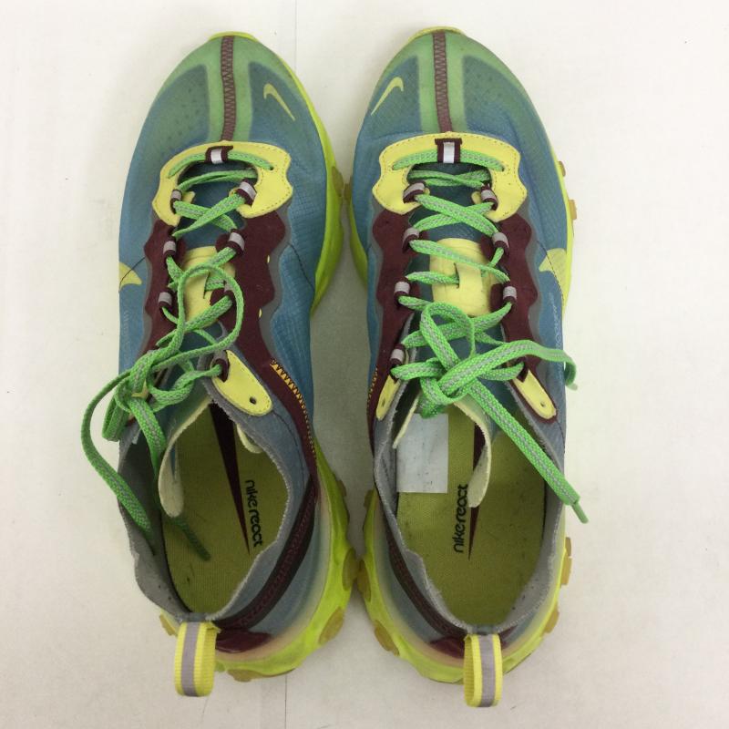 ナイキ NIKE スニーカー スニーカー NIKE REACT ELEMENT 87 /UNDERCOVER BQ2718-400 28.0cm 青 / ブルー / blue X 黄 / イエロー / yellow メンズ USED 古着 中古 50128857