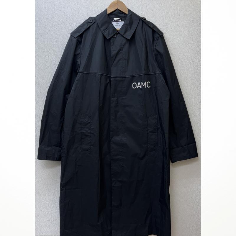 古着 USED コート コート一般 OAMC オーエーエムシー 2511 2874 18SS PEACEMAKER TRENCH ロゴ ナイロン コート 黒 ブラック 48 黒 / ブラック / black メンズ USED 古着 中古 50128887