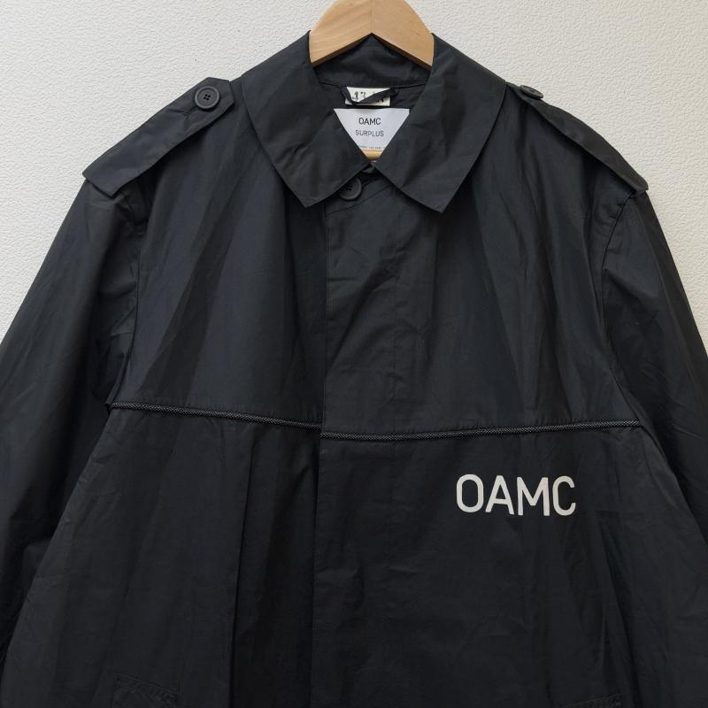古着 USED コート コート一般 OAMC オーエーエムシー 2511 2874 18SS PEACEMAKER TRENCH ロゴ ナイロン コート 黒 ブラック 48 黒 / ブラック / black メンズ USED 古着 中古 50128887