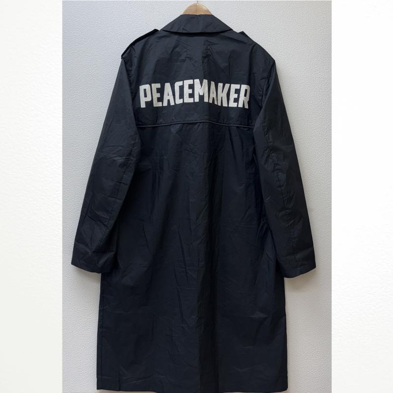 古着 USED コート コート一般 OAMC オーエーエムシー 2511 2874 18SS PEACEMAKER TRENCH ロゴ ナイロン コート 黒 ブラック 48 黒 / ブラック / black メンズ USED 古着 中古 50128887
