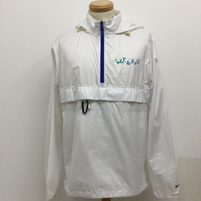 ナイキ NIKE ジャケット、上着 ジャンパー、ブルゾン ナイロンジャケット/L/ポリエステル/WHT/無地/886111－100 L 無地 白 / ホワイト / white メンズ USED 古着 中古 50128901