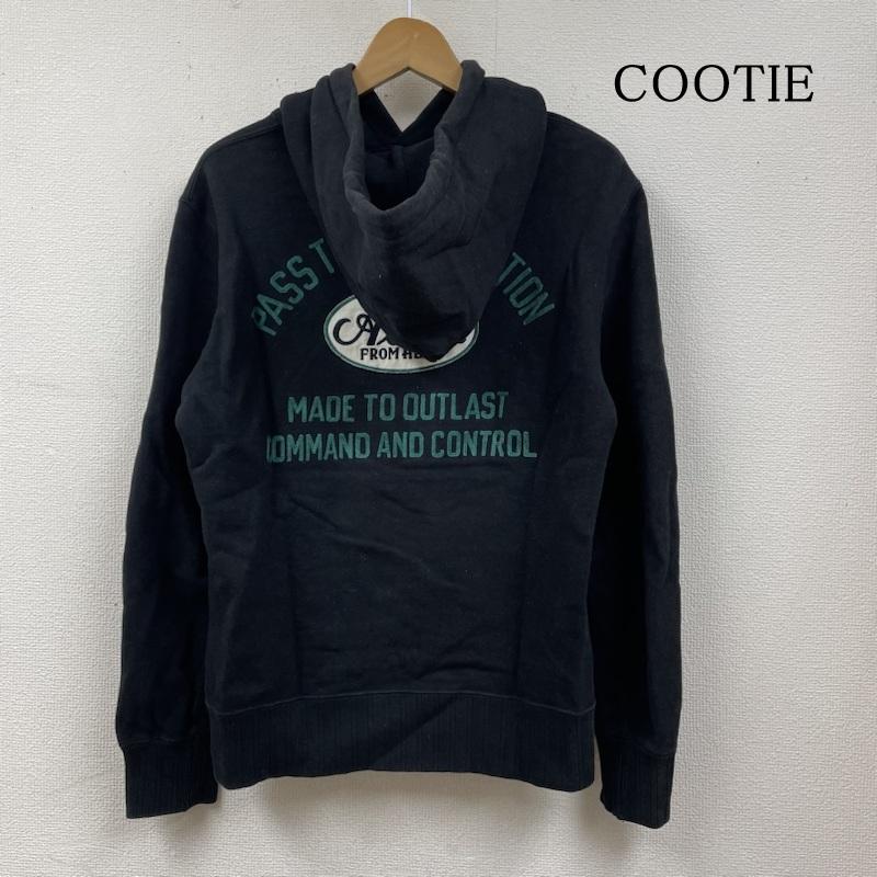 クーティー COOTIE パーカー 長袖 GLORY BOUND Aloha FROM HELL バックロゴ 刺繍 パーカー フーディー プルオーバー M ロゴ、文字 X 刺繍 黒 / ブラック / black メンズ USED 古着 中古 50128929