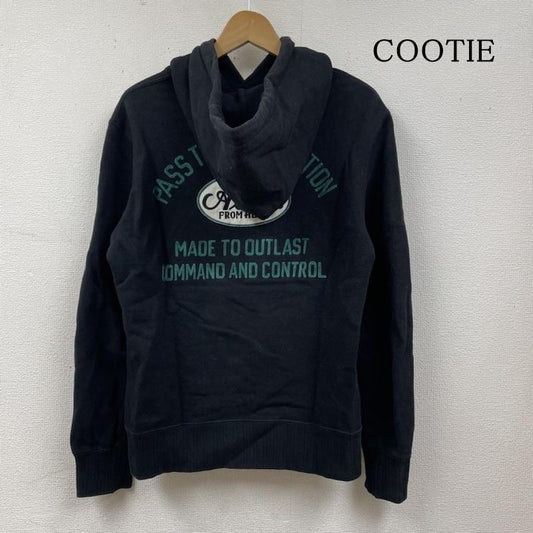 クーティー COOTIE パーカー 長袖 GLORY BOUND Aloha FROM HELL バックロゴ 刺繍 パーカー フーディー プルオーバー M ロゴ、文字 X 刺繍 黒 / ブラック / black メンズ USED 古着 中古 50128929
