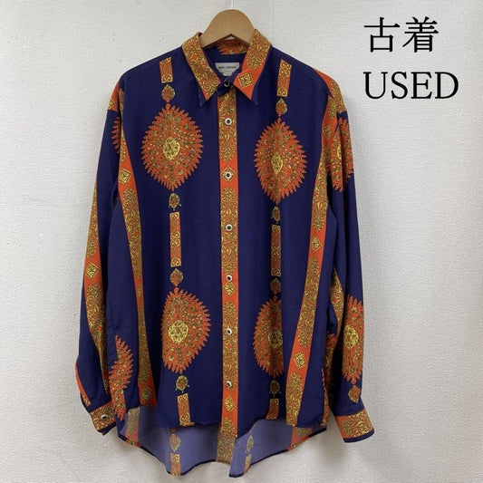 古着 USED シャツ、ブラウス 長袖 MEN’S TENORAS レトロ 総柄 シャツ ボタン 大きめ ゆったり オーバーサイズ スカーフ柄 FREE 総柄 X プリント マルチカラー / マルチカラー / multicolor メンズ USED 古着 中古 50128940