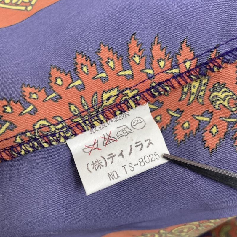 古着 USED シャツ、ブラウス 長袖 MEN’S TENORAS レトロ 総柄 シャツ ボタン 大きめ ゆったり オーバーサイズ スカーフ柄 FREE 総柄 X プリント マルチカラー / マルチカラー / multicolor メンズ USED 古着 中古 50128940