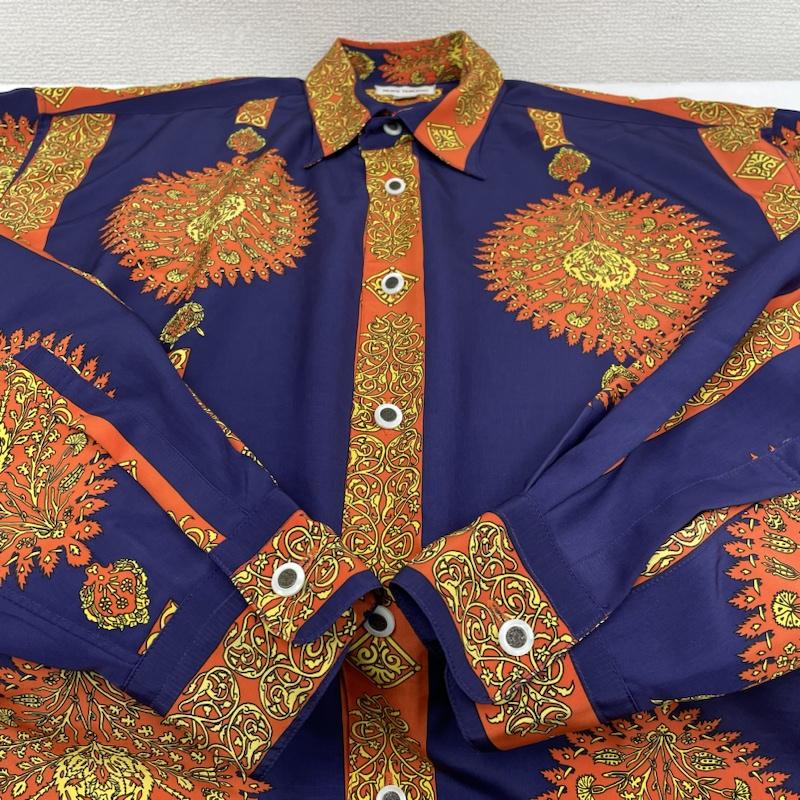 古着 USED シャツ、ブラウス 長袖 MEN’S TENORAS レトロ 総柄 シャツ ボタン 大きめ ゆったり オーバーサイズ スカーフ柄 FREE 総柄 X プリント マルチカラー / マルチカラー / multicolor メンズ USED 古着 中古 50128940