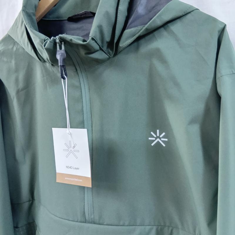 ＵＳＥＤ古着 USED/古着 ジャケット、上着 ジャンパー、ブルゾン Tropicfeel トロピックフィール NS40 Layer ハーフジップジャケット 耐候性 防風性 温度調節機能 セルフパッカブル XXL 無地 X ロゴ、文字 カーキ / カーキ / khaki メンズ USED 古着 中古 50128999
