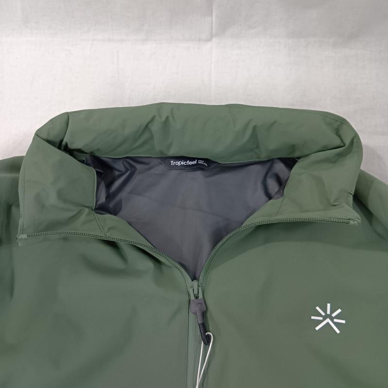 ＵＳＥＤ古着 USED/古着 ジャケット、上着 ジャンパー、ブルゾン Tropicfeel トロピックフィール NS40 Layer ハーフジップジャケット 耐候性 防風性 温度調節機能 セルフパッカブル XXL 無地 X ロゴ、文字 カーキ / カーキ / khaki メンズ USED 古着 中古 50128999