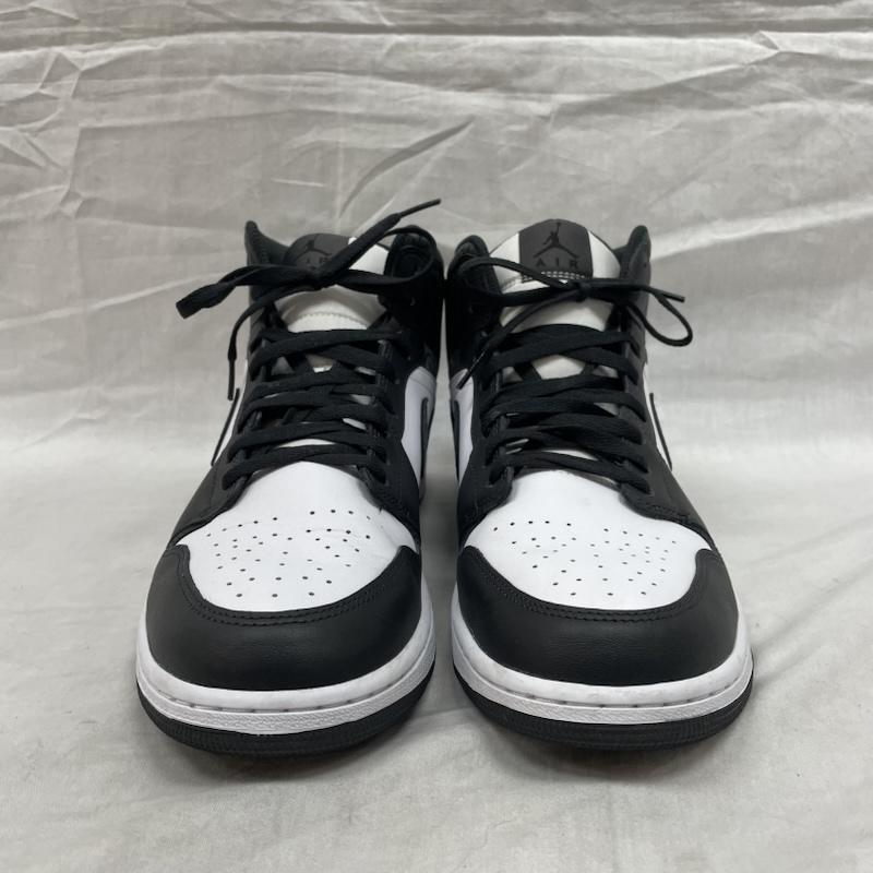 ナイキ NIKE スニーカー スニーカー FB9911-001 Air Jordan 1 Mid Panda Elephant Safari エアジョーダン1 ミッド パンダエレファント サファリ 30.0cm 黒 / ブラック / black X 白 / ホワイト / white メンズ USED 古着 中古 50129138