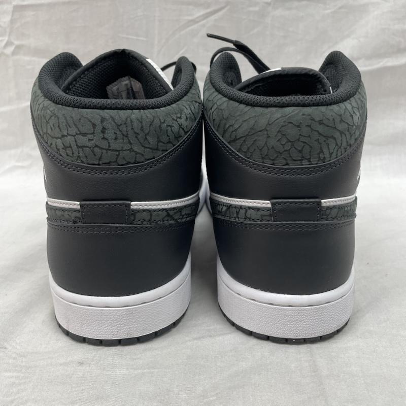 ナイキ NIKE スニーカー スニーカー FB9911-001 Air Jordan 1 Mid Panda Elephant Safari エアジョーダン1 ミッド パンダエレファント サファリ 30.0cm 黒 / ブラック / black X 白 / ホワイト / white メンズ USED 古着 中古 50129138