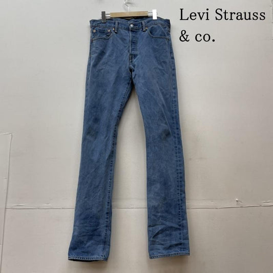 リーバイス Levi s パンツ デニム、ジーンズ 501 オリジナル フィット デニムパンツ ジーンズ 11501 0194 ダークストーンウォッシュ 32インチ 無地 インディゴ / インディゴ / Indigo メンズ USED 古着 中古 50129151
