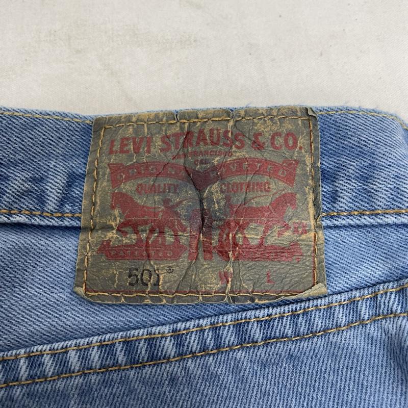 リーバイス Levi s パンツ デニム、ジーンズ 501 オリジナル フィット デニムパンツ ジーンズ 11501 0194 ダークストーンウォッシュ 32インチ 無地 インディゴ / インディゴ / Indigo メンズ USED 古着 中古 50129151