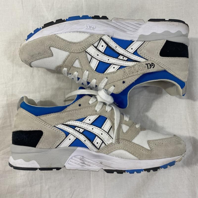 アシックス ASICS スニーカー スニーカー 1203A344 GEL LYTE 5 White/blue US 5.5 / 24cm 24.0cm ロゴ、文字 白 / ホワイト / white X 青 / ブルー / blue レディース USED 古着 中古 50129179