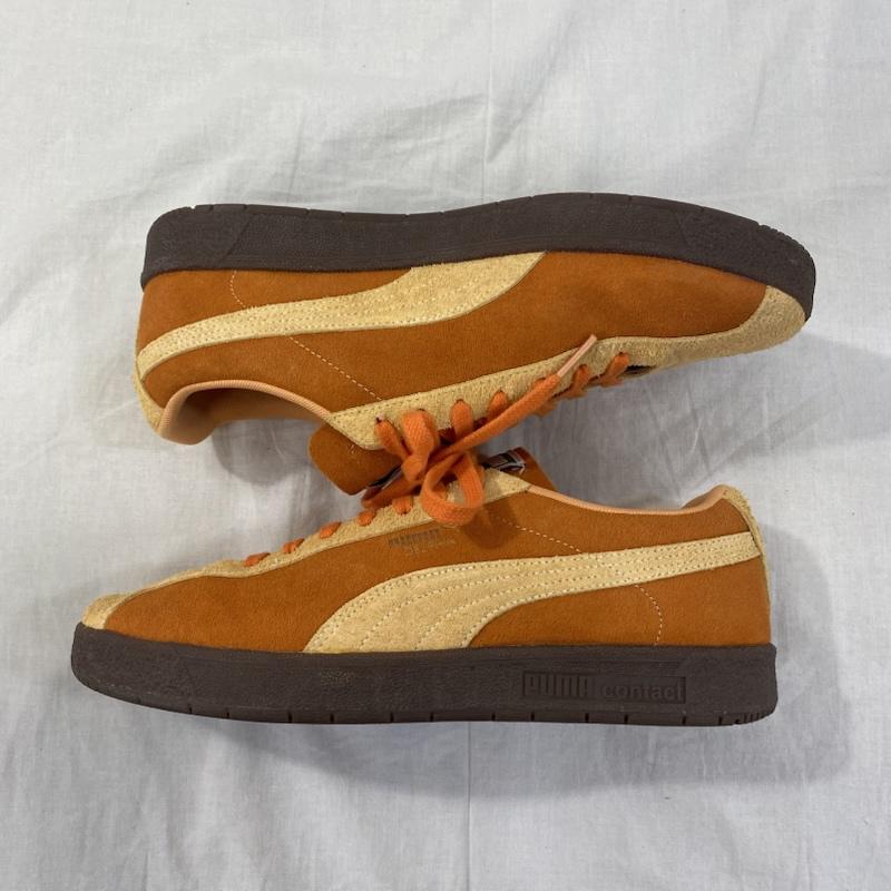 プーマ PUMA スニーカー スニーカー 399785-01 delphin block maple syrup-Bright Melon-gum US 9.5/27.5cm US：8.5 ロゴ、文字 橙 / オレンジ / orange メンズ USED 古着 中古 50129184