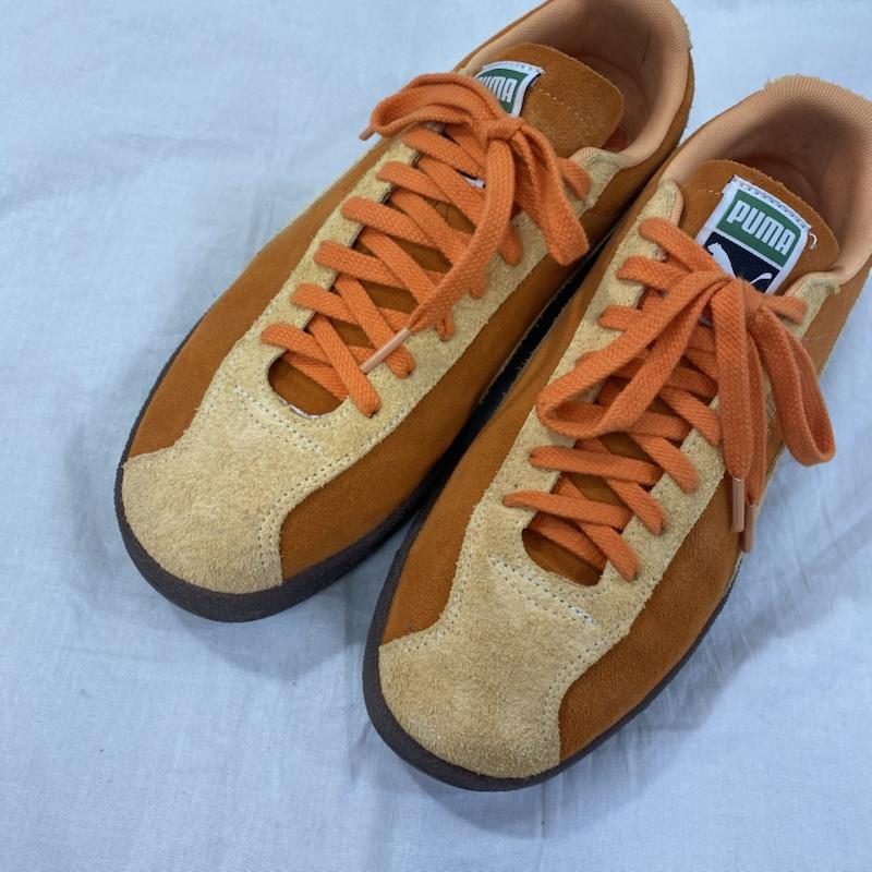 プーマ PUMA スニーカー スニーカー 399785-01 delphin block maple syrup-Bright Melon-gum US 9.5/27.5cm US：8.5 ロゴ、文字 橙 / オレンジ / orange メンズ USED 古着 中古 50129184