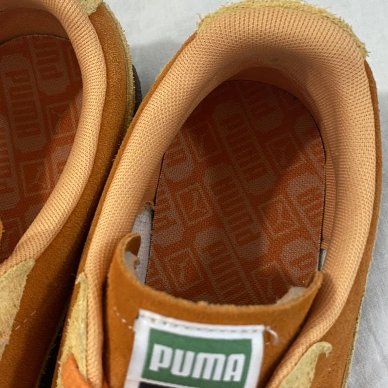 プーマ PUMA スニーカー スニーカー 399785-01 delphin block maple syrup-Bright Melon-gum US 9.5/27.5cm US：8.5 ロゴ、文字 橙 / オレンジ / orange メンズ USED 古着 中古 50129184