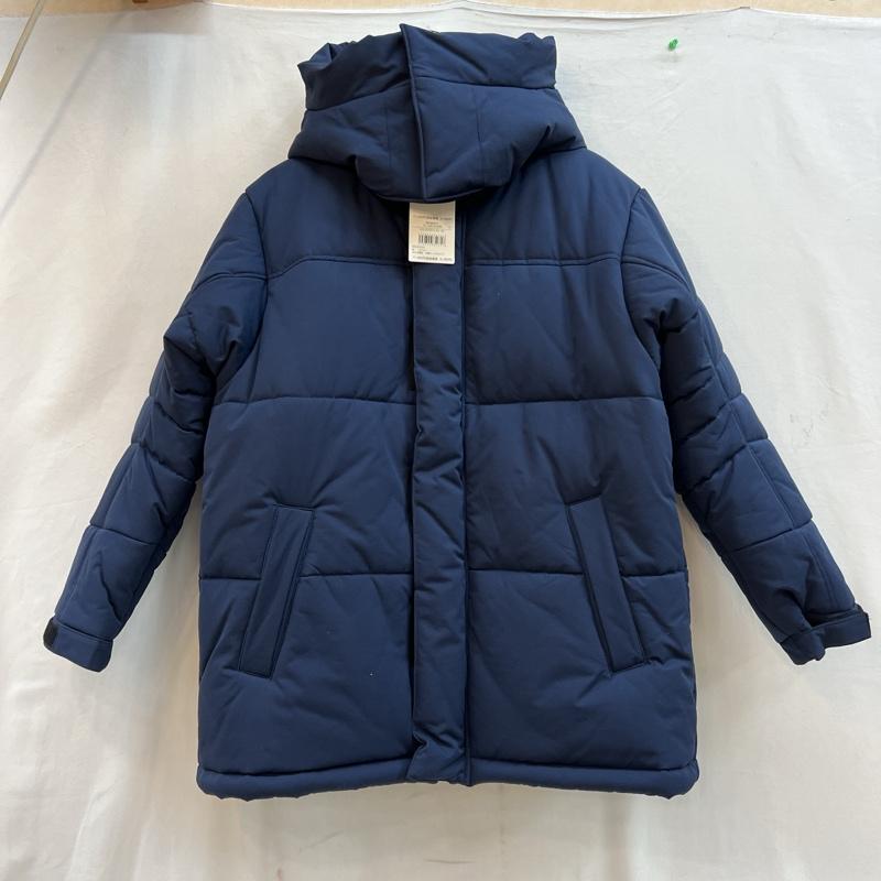 ナノユニバース nano・universe ジャケット、上着 ジャンパー、ブルゾン 中綿 フード ブルゾン L 紺 / ネイビー / navy メンズ USED 古着 中古 50129196