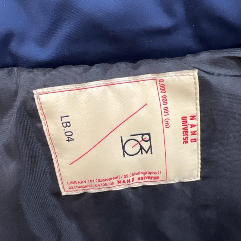 ナノユニバース nano・universe ジャケット、上着 ジャンパー、ブルゾン 中綿 フード ブルゾン L 紺 / ネイビー / navy メンズ USED 古着 中古 50129196