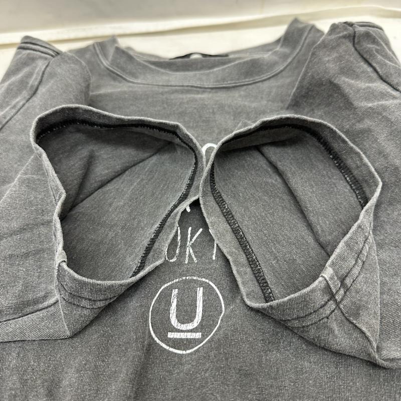 アンダーカバー UNDERCOVER Tシャツ 半袖 24ss ユーズド加工 グラフィック プリント Tシャツ UC1D9810-1 2 灰 / グレー / gray メンズ USED 古着 中古 50129217