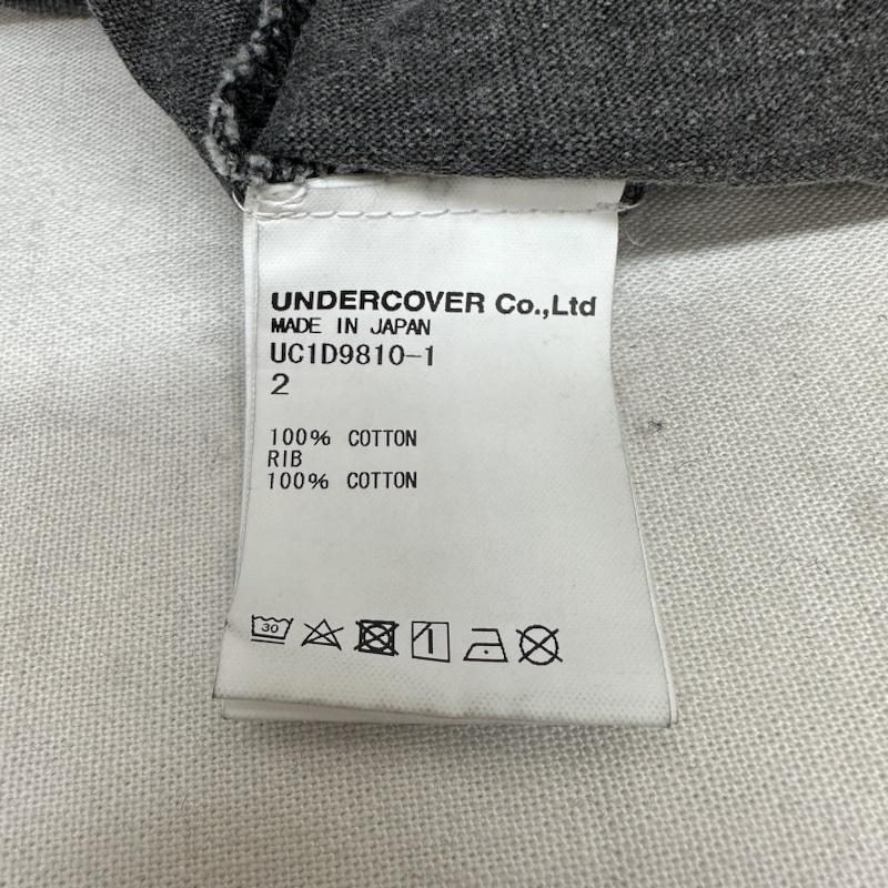 アンダーカバー UNDERCOVER Tシャツ 半袖 24ss ユーズド加工 グラフィック プリント Tシャツ UC1D9810-1 2 灰 / グレー / gray メンズ USED 古着 中古 50129217