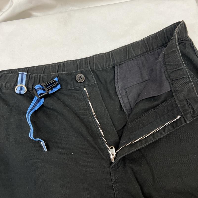 ユニフォームエクスペリメント uniform experiment パンツ ショートパンツ ウエストドローコード クロップドパンツ 4 黒 / ブラック / black メンズ USED 古着 中古 50129240