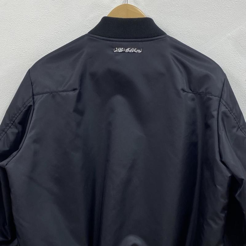 ナンバーナイン NUMBER (N)INE ジャケット、上着 ジャンパー、ブルゾン 17AW ナイロン ヴァーシティ ジャケット スター NYLON VARSITY JACKET STAR 2 ロゴ、文字 X 刺繍 X 星 黒 / ブラック / black X 白 / ホワイト / white メンズ USED 古着 中古 50129347