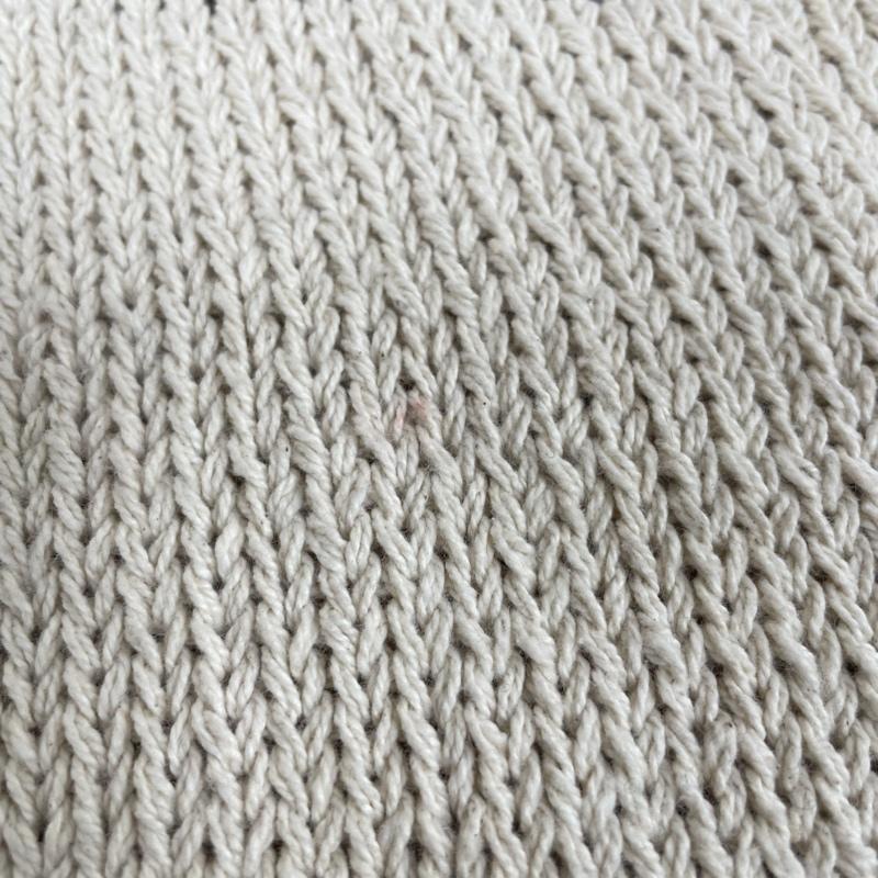 古着 USED ニット、セーター 半袖 MCMACHAN WOOLEN 半袖 ニット セーター Hello 編み模様 ロゴ コットン ロゴ、文字 ベージュ / ベージュ / beige レディース USED 古着 中古 50129408