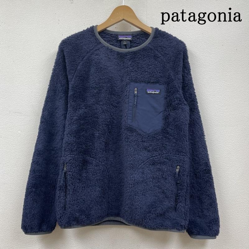 パタゴニア patagonia ジャケット、上着 ジャンパー、ブルゾン Los Gatos Crew ロスガトス クルー フリース ジャケット ベトナム製 ロゴ 刺繍 ジップポケット 25895FA19 S ロゴ、文字 X 刺繍 紺 / ネイビー / navy メンズ USED 古着 中古 50129438