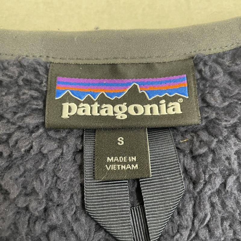 パタゴニア patagonia ジャケット、上着 ジャンパー、ブルゾン Los Gatos Crew ロスガトス クルー フリース ジャケット ベトナム製 ロゴ 刺繍 ジップポケット 25895FA19 S ロゴ、文字 X 刺繍 紺 / ネイビー / navy メンズ USED 古着 中古 50129438